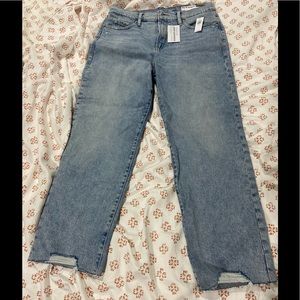 Old Navy High Rise Sky-Hi Straight Leg Jeans size 12